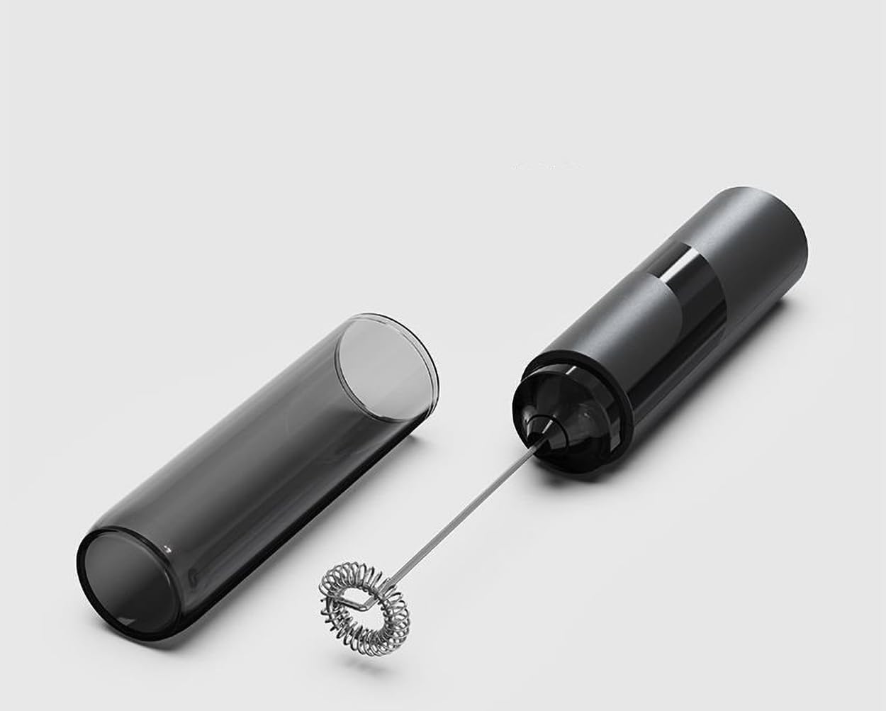 Handheld Milk Frother with Cover- 15-Second Silent Drink Mixer