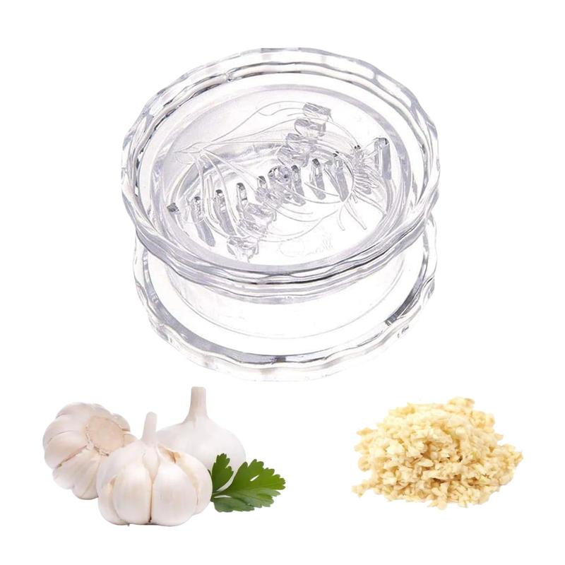 MCOIKY® Manual Garlic Twister Masher, Multi-Purpose Kitchen Mincer Grinder