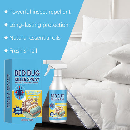 Bed Bug Killer Spray – Kills on Contact & Eggs | Natural & Pet Safe | No-Rinse 🛏️💥