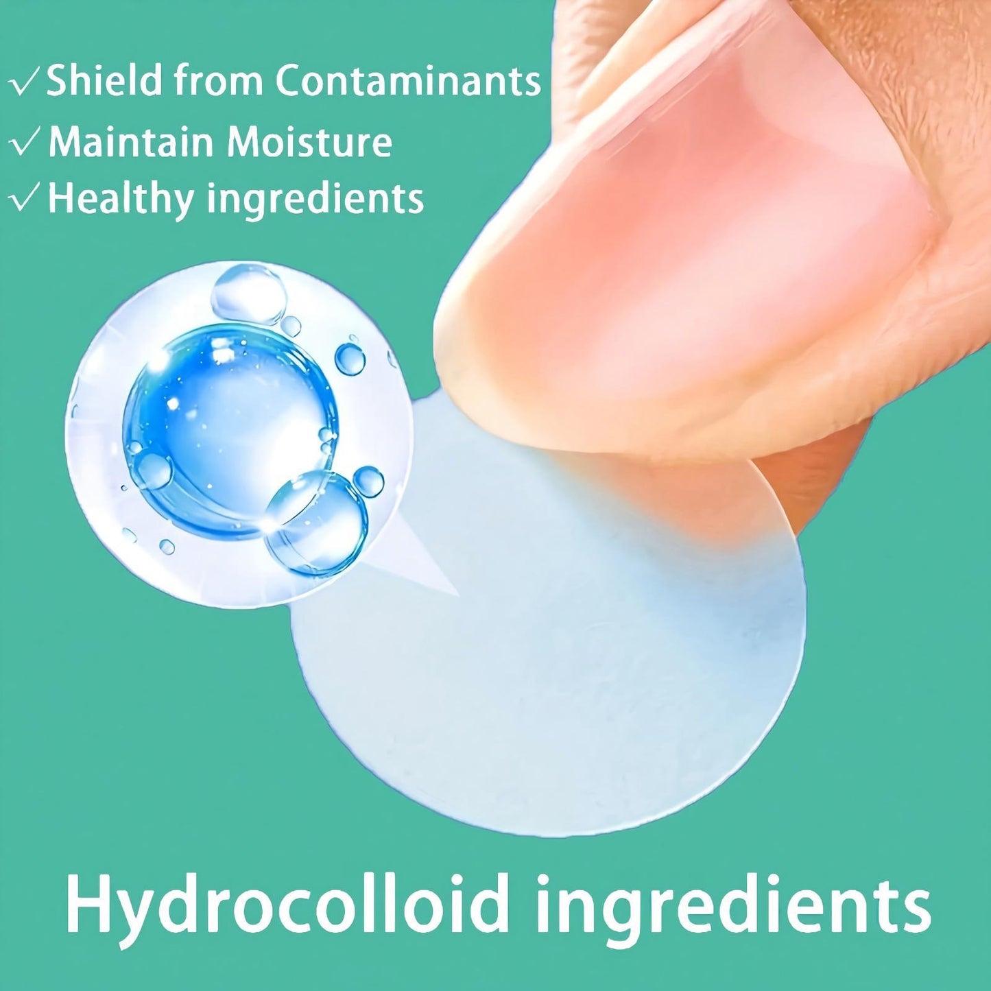 609ct Hydrocolloid Acne Patches – Fast-Acting Pimple Stickers for Face | All Skin Types