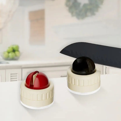 Knife Sharpener | Portable Rapid Knife Sharpener & Kitchen Knife Sharpener (with Suction Base) | for Knives, Scissors, Cleavers & Outdoor Tools | Sharpener (Non-Slip)
