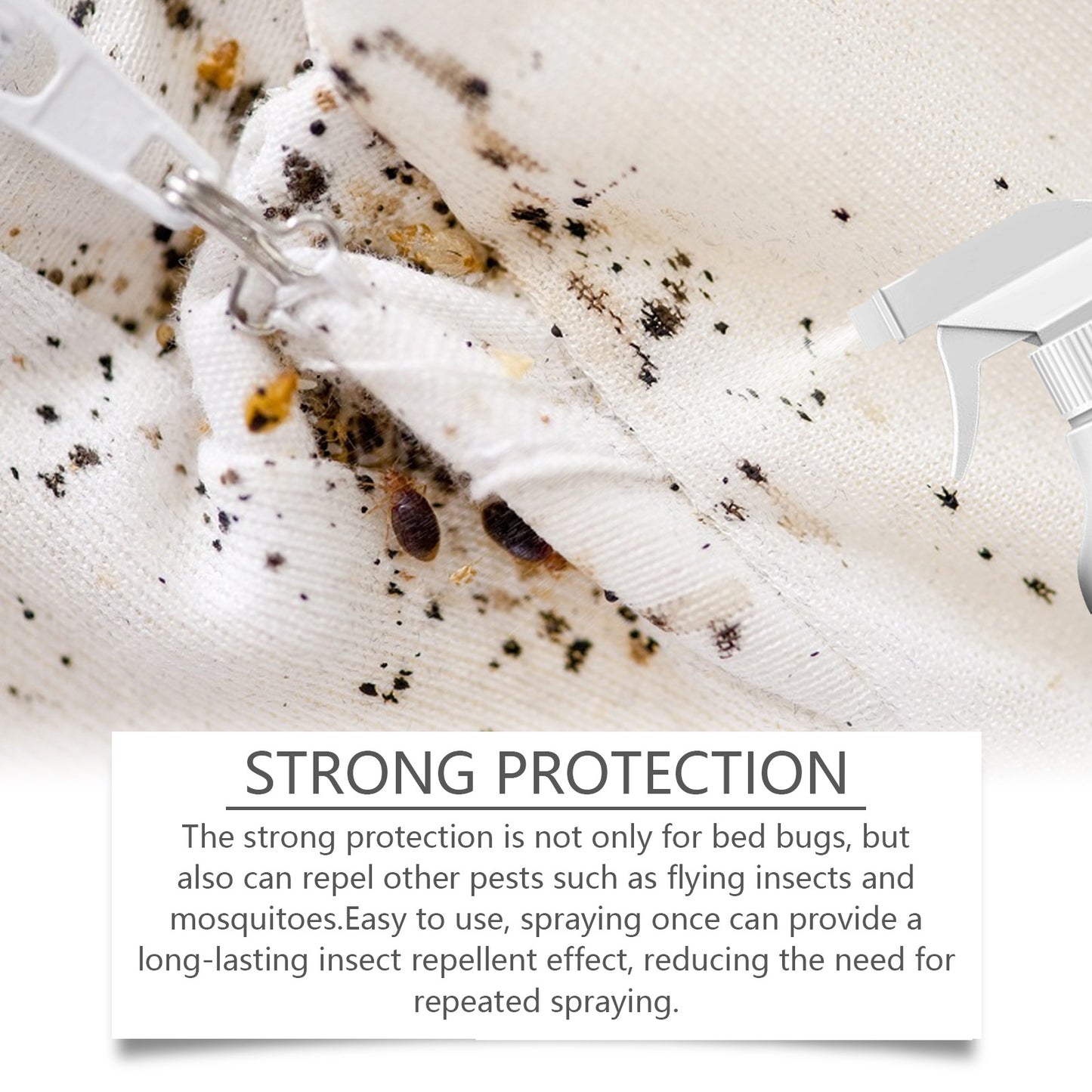 Bed Bug Killer Spray – Kills on Contact & Eggs | Natural & Pet Safe | No-Rinse 🛏️💥