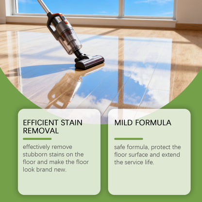 Floor Cleaning Tablets - Safe for Wood Tile Marble Quick Dry No Residue 12 Tablets Lemon Scent