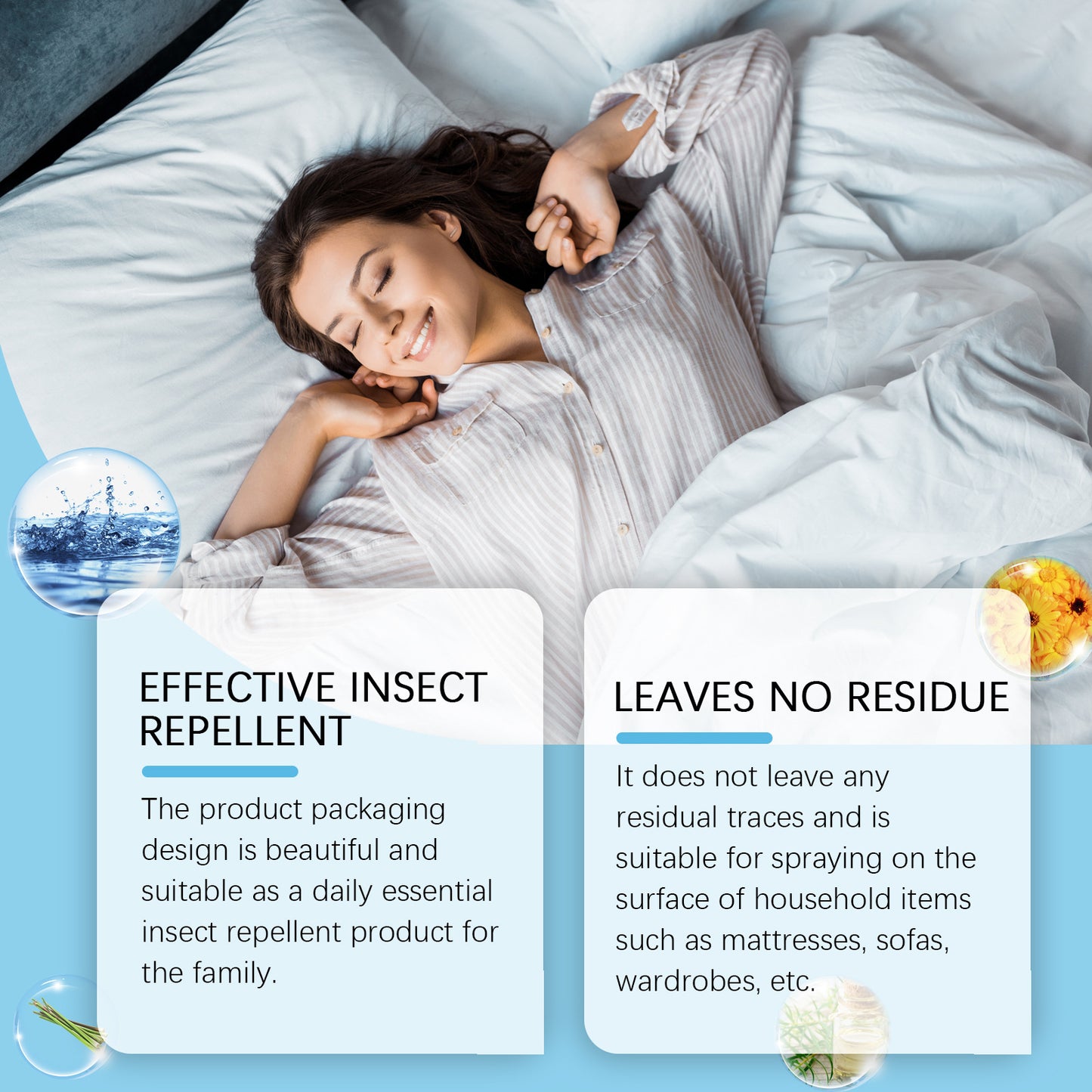 Bed Bug Killer Spray – Kills on Contact & Eggs | Natural & Pet Safe | No-Rinse 🛏️💥