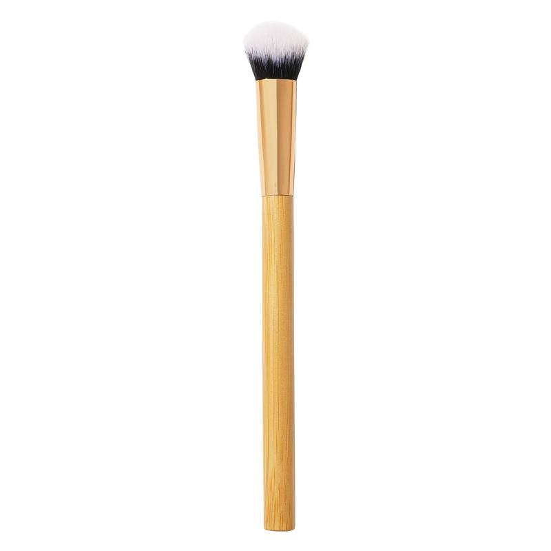 concealer paw brush - angled for seamless application