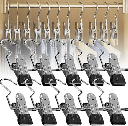 Stainless Steel Boot Hangers Clips Boot Hangers for Closet