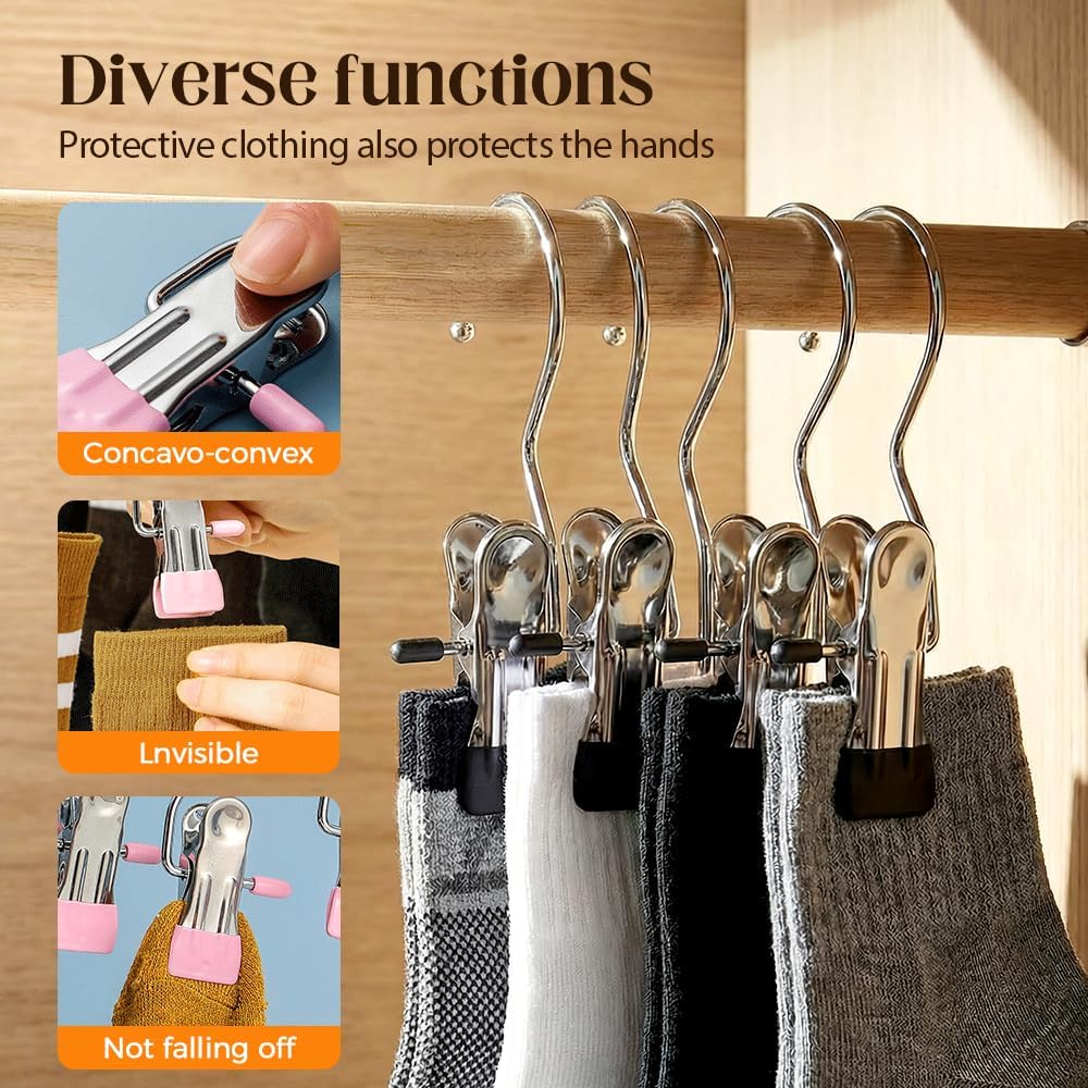 Stainless Steel Boot Hangers Clips Boot Hangers for Closet