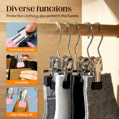 Stainless Steel Boot Hangers Clips Boot Hangers for Closet