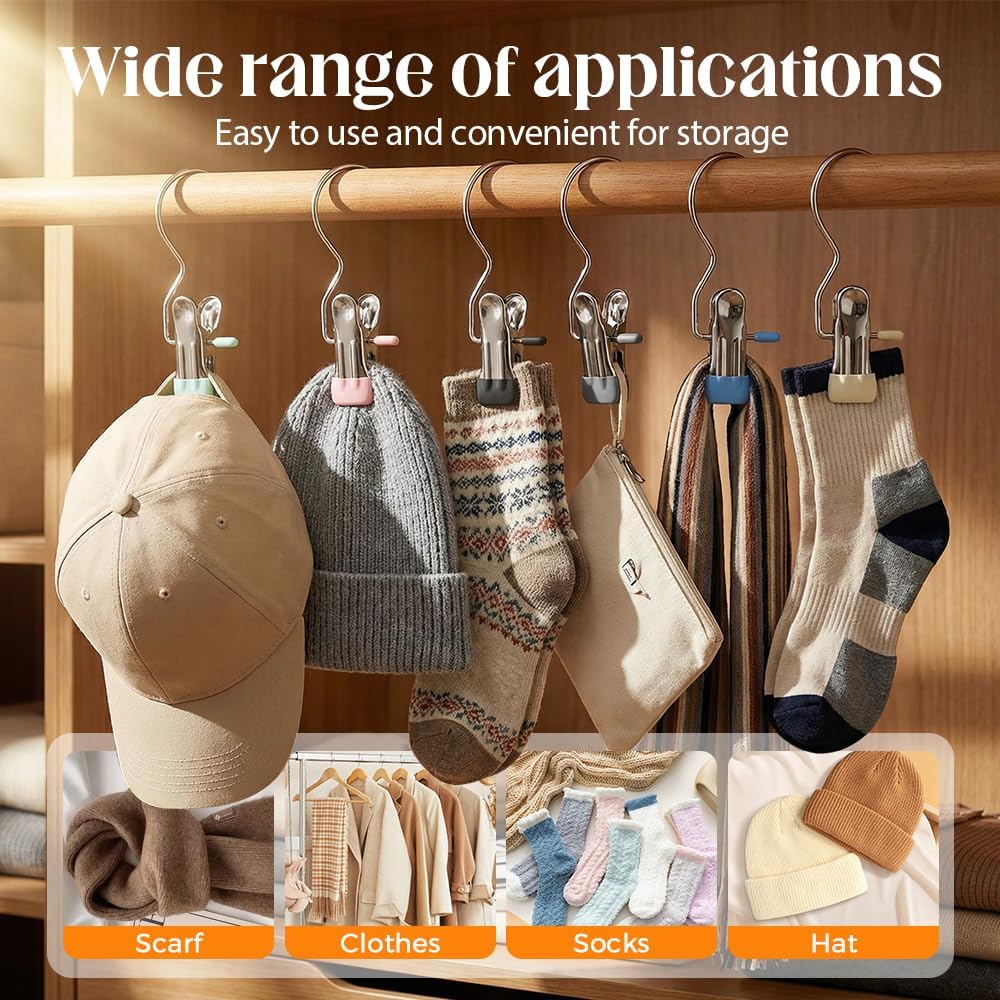 Stainless Steel Boot Hangers Clips Boot Hangers for Closet