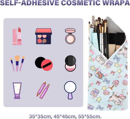 Self-Adhesive Magic Cloth Makeup Bag