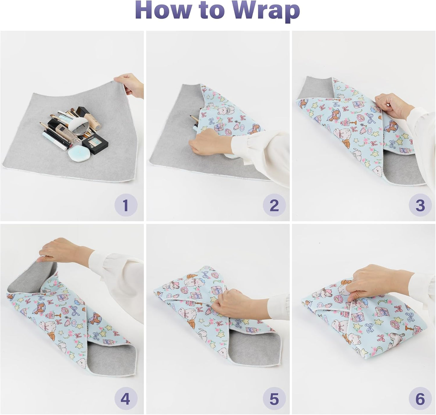 Self-Adhesive Magic Cloth Makeup Bag