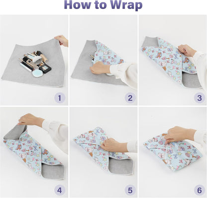 Self-Adhesive Magic Cloth Makeup Bag