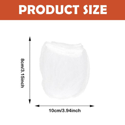 100 Counts Disposable Dishwashing Sink Drain fine mesh strainer Mesh Bag, has excellent stretchability for easy use