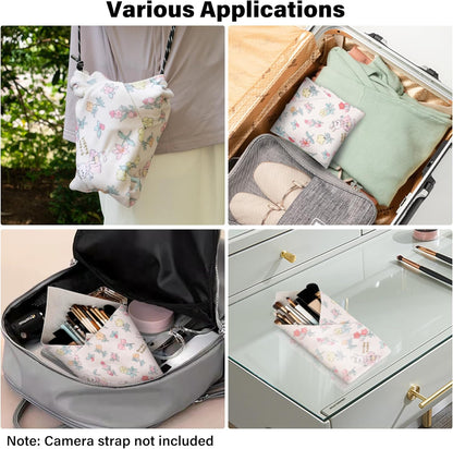 Self-Adhesive Magic Cloth Makeup Bag