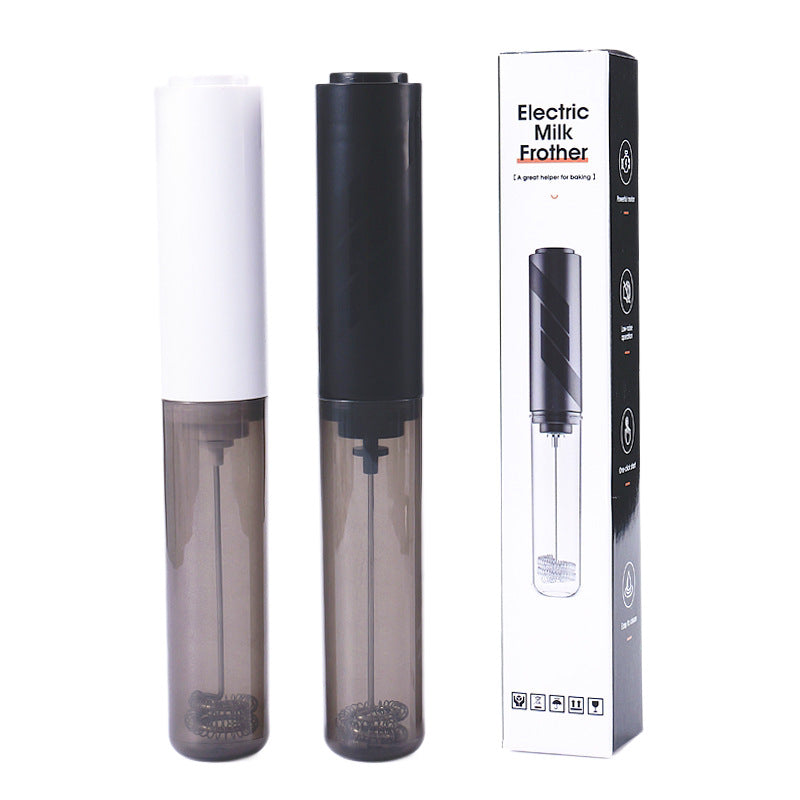 Handheld Milk Frother with Cover- 15-Second Silent Drink Mixer