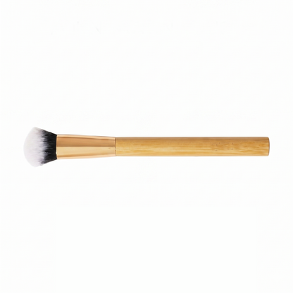 concealer paw brush - angled for seamless application